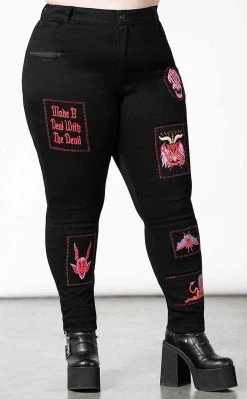 Killstar Dealer Patched Jeans