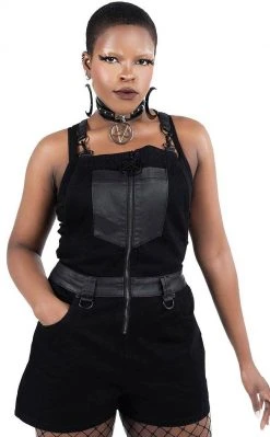 Killstar Dean Dungarees Clothing