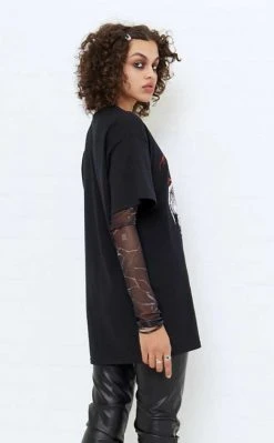 Mary Wyatt Clothing Death Angel Oversized Tee