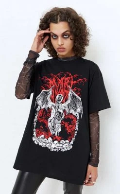 Mary Wyatt Clothing Death Angel Oversized Tee