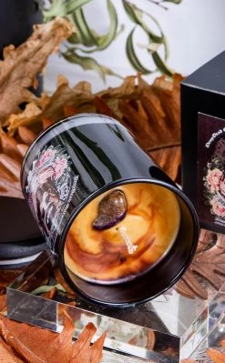 Rose Demon Home & Gifts Death Before Decaf | Fortune Telling Candle