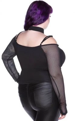 Killstar Death Card Fishnet Top Clothing