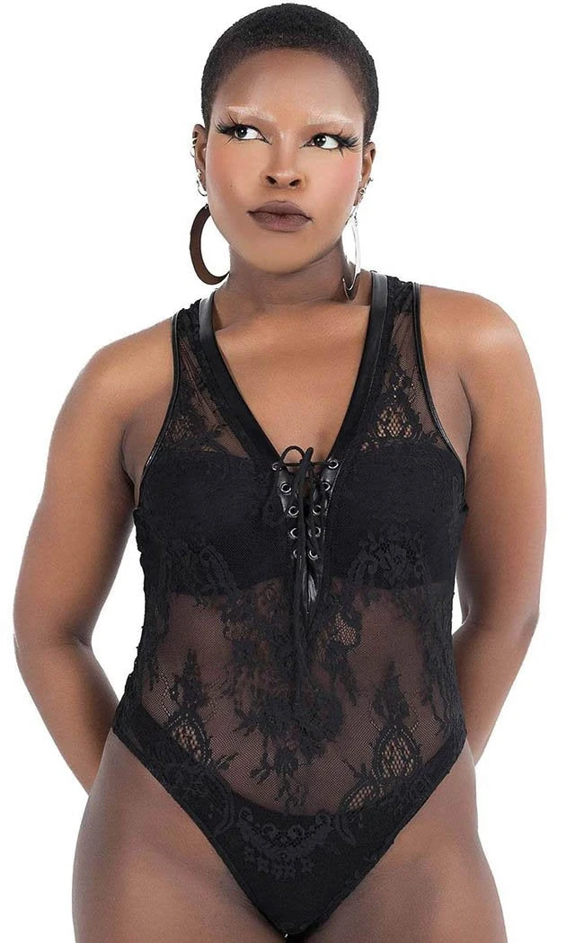 Killstar Clothing Desert Rose Lace Bodysuit 4 Killstar Clothing Desert Rose Lace Bodysuit