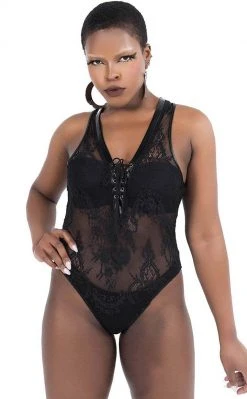 Killstar Clothing Desert Rose Lace Bodysuit 11 Killstar Clothing Desert Rose Lace Bodysuit