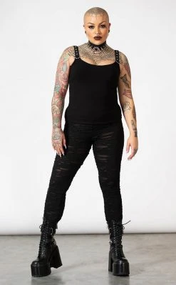 Killstar Clothing Deserter Leggings