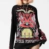Killstar Devil's Advocate Long Sleeve Top 2 Killstar Devil's Advocate Long Sleeve Top