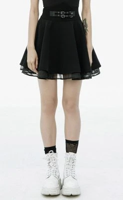 Punk Rave Clothing Disillusioned Layered Skirt