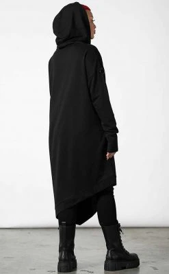 Killstar Dispare Asymmetrical Hoodie Clothing