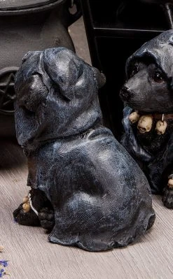 Gothic Gifts Dog Witch Statue Home & Gifts