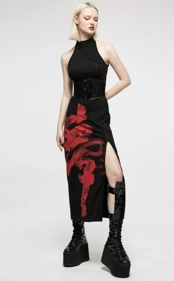 Punk Rave Clothing Dragon Dance Cincher