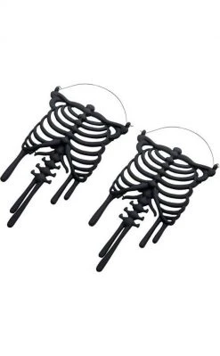 TB Drip Up Her Bones Plug Hoops | Earrings Jewellery