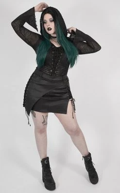 Punk Rave Drive Me Wild Mini Skirt | Plus Size