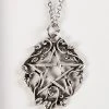 Gothic Jewellery Druidess Necklace | Silver