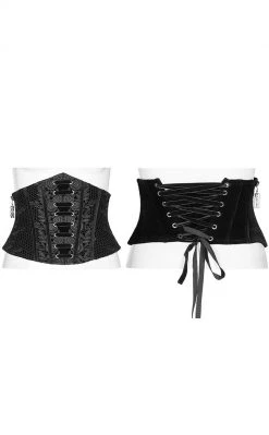 Punk Rave Drusilla Lace Corset | Black