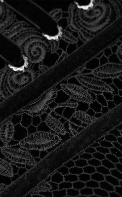 Punk Rave Drusilla Lace Corset | Black