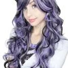 Rockstar Wigs Duplicity Wig Creepie Cutie Lavender Black Wig Beauty