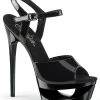 Pleaser ECLIPSE-609 Black Heels Pole Shoes