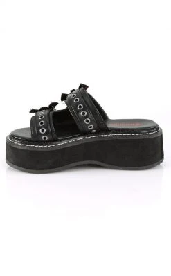 Demonia EMILY-100 Black Slide Sandals Shoes 9 Demonia EMILY-100 Black Slide Sandals Shoes