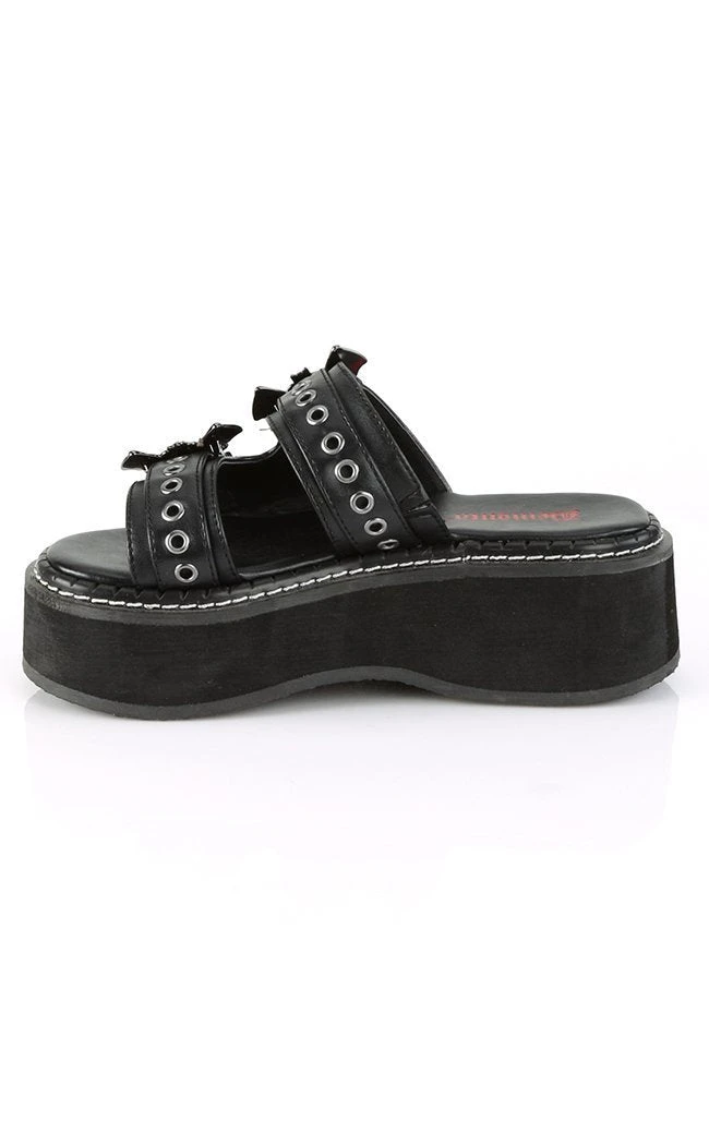 Demonia EMILY-100 Black Slide Sandals Shoes 5 Demonia EMILY-100 Black Slide Sandals Shoes