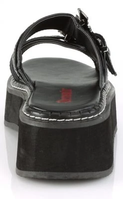 Demonia EMILY-100 Black Slide Sandals Shoes 10 Demonia EMILY-100 Black Slide Sandals Shoes