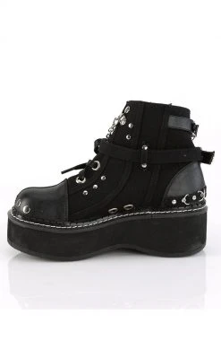 Demonia EMILY-317 Black Cutout Ankle Boots 9 Demonia EMILY-317 Black Cutout Ankle Boots