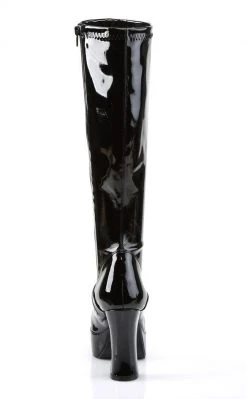 Funtasma EXOTICA-2000 Blk Str Pat Boots