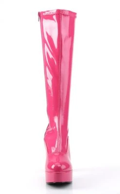 Funtasma EXOTICA-2000 H. Pink Str Pat Boots