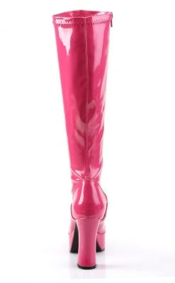 Funtasma EXOTICA-2000 H. Pink Str Pat Boots