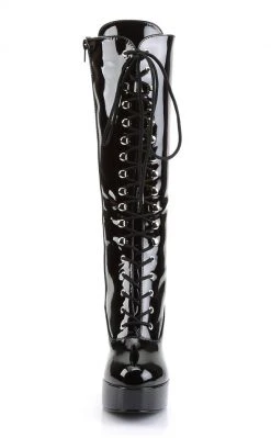 Funtasma EXOTICA-2020 Blk Pat Boots