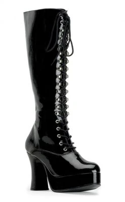 Funtasma EXOTICA-2020 Blk Pat Boots