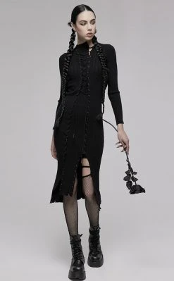 Punk Rave Clothing Early Mourning Knit Dress