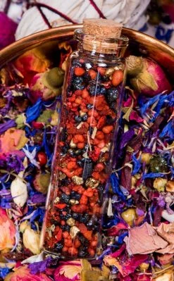 Aether Elemental Resin Vial Fire Witchcraft