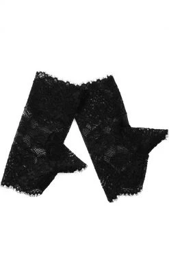 Killstar Embrace The Night Lace Gloves | Black Accessories