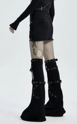 Punk Rave Enmity Denim Mini Skirt