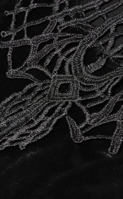 Punk Rave Ensnared Velvet Dress | Black | Plus Size Clothing 12 Punk Rave Ensnared Velvet Dress | Black | Plus Size Clothing