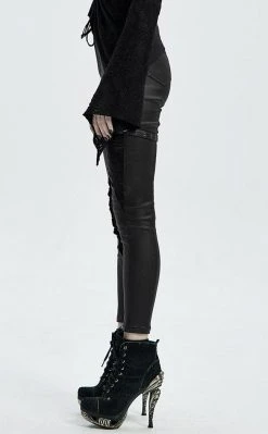 Punk Rave Escapist Faux Leather Leggings