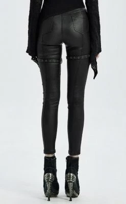 Punk Rave Escapist Faux Leather Leggings