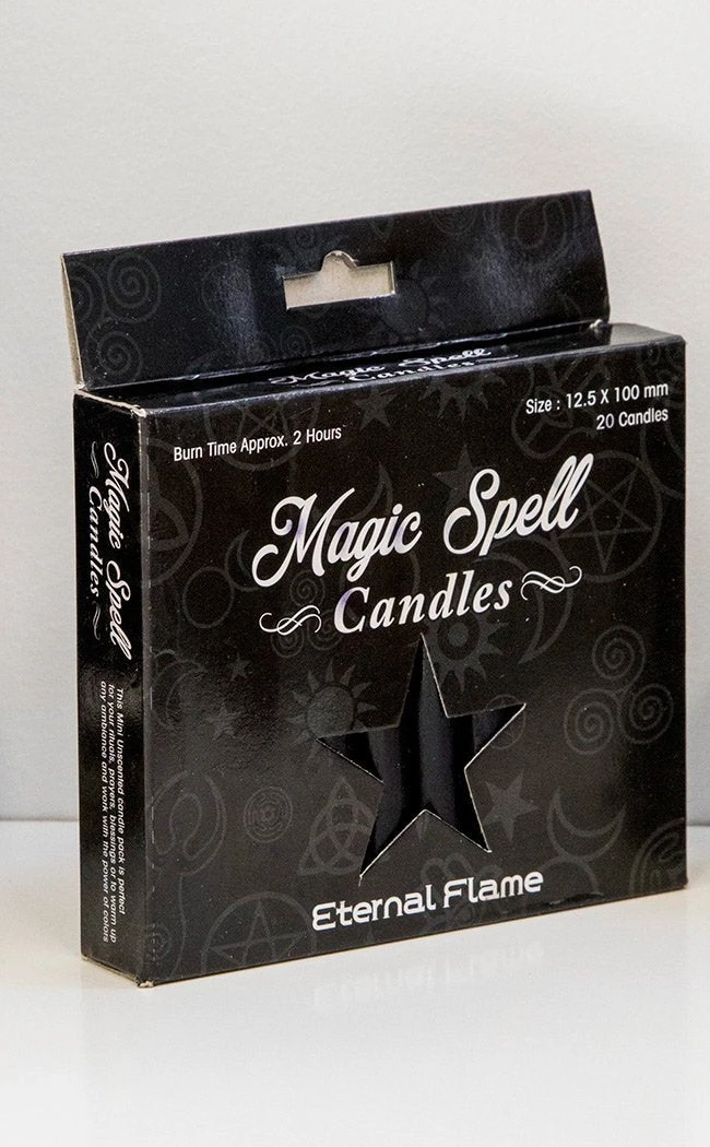 Witchcraft Eternal Flame Spell Candles | Black 3 Witchcraft Eternal Flame Spell Candles | Black