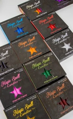 Eternal Flame Spell Candles | Orange Witchcraft