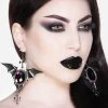 Killstar Accessories Evil Intentions Earrings | Silver