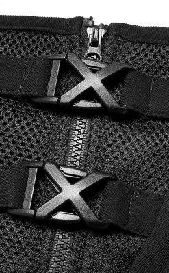 Punk Rave Ex Machina Corset Belt | Black Clothing