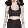 Killstar Clothing Exercise Your Demons Workout Top
