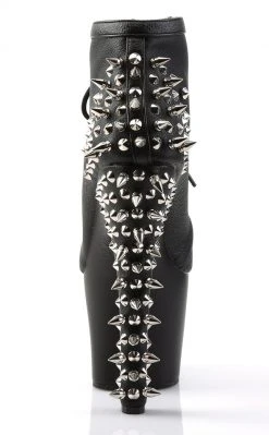 Pleaser FEARLESS-700-28 Black / Black Matte Heels Pole Shoes