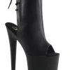 Pleaser Pole Shoes FLAMINGO-1018 Black Matte Ankle Boots