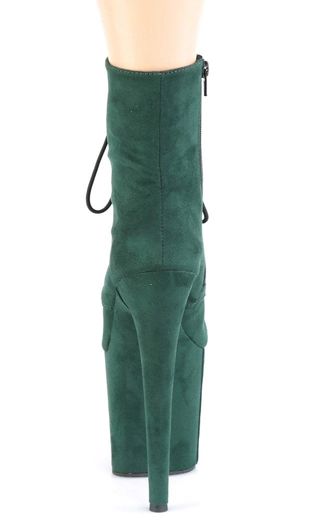 Pleaser Pole Shoes FLAMINGO-1020FS Emerald Green Faux Suede Boots 6 Pleaser Pole Shoes FLAMINGO-1020FS Emerald Green Faux Suede Boots