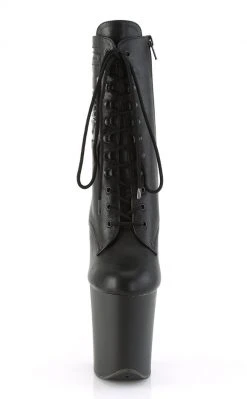 Pleaser FLAMINGO-1020PK Black Ankle Boots