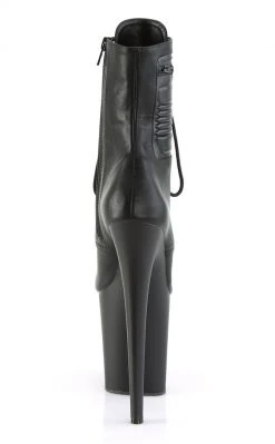 Pleaser FLAMINGO-1020PK Black Ankle Boots