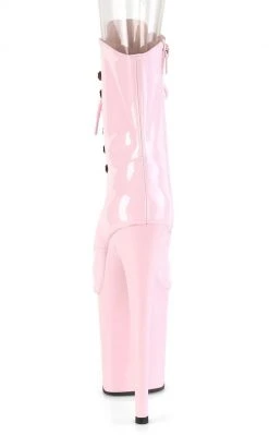 Pleaser FLAMINGO-1021 Baby Pink Ankle Boots