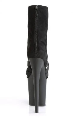 Pleaser FLAMINGO-800-24 Strappy Black Heels