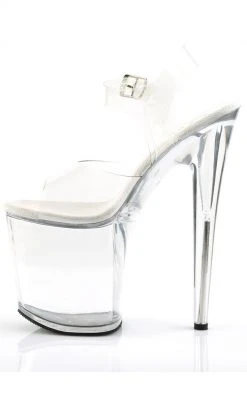 Pleaser FLAMINGO-808 Clear Heels Pole Shoes 9 Pleaser FLAMINGO-808 Clear Heels Pole Shoes